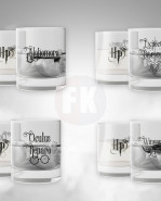 Harry Potter Crystal Glasses 4-Pack Spells